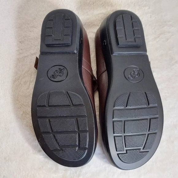 Gravity Defyer Brown Leather Mary Jane‎ Padded Insoles Mules Clogs - Picture 10 of 11